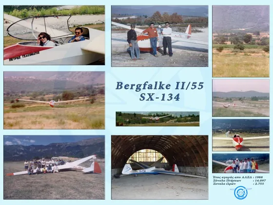 The Bergafalke II/55 SX-134 Glider
