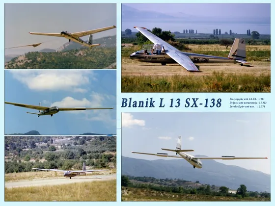 The Blanik L13 SX-138 Glider